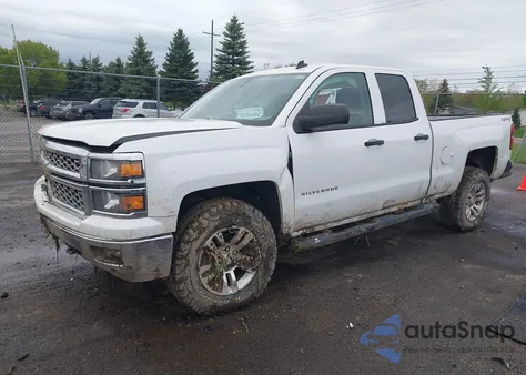 2014 Chevrolet Silverado 1500 1Lt из США, поврежденный, VIN 1GCVKREC8EZ259989